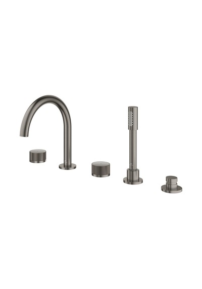 Grohe Atrio Private Collection 25226AL0 5 Delikli Küvet Bataryası Antrasit