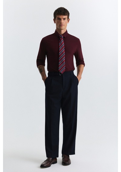 Antioch Comfort Slim Gömlek Bordo