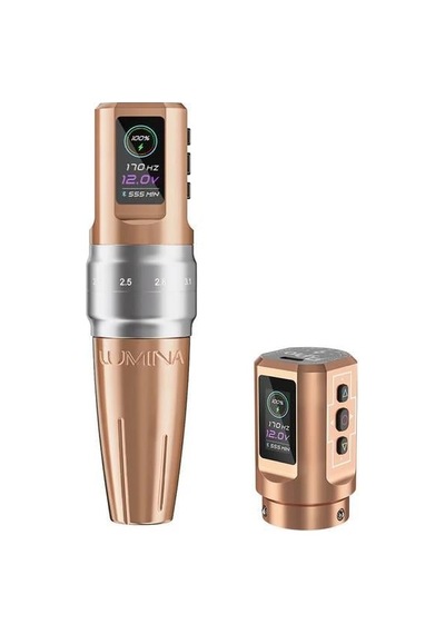 Ez P3 Pro Lumina 2.0 3.3mm Stroke Kablosuz Pmu & Dövme Pen Makinesi Rose Gold