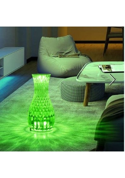 Buffer Sürahi Model Usb Şarjlı Kumandalı 16 Farklı Işık Modlu Masa Üstü Kristal Akrilik Lamba Led Diğer