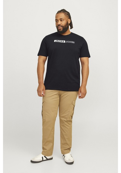 Jack & Jones Erkek T Shirt 12243630 Siyah Siyah