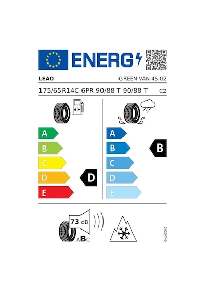 Leao 175/65R14C 90/88T Igreen Van 4S Kamyonet Dört Mevsim Lastiği 2026