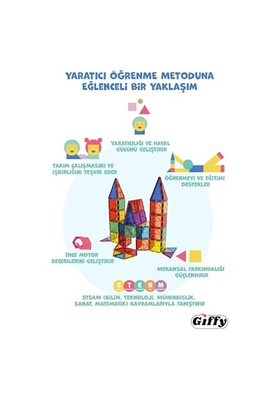 Manyetik Yapı Blokları Çocuklar Için Renkli 3 Boyutlu 36 Parça Manyetik Karo Oyun Seti, Çocuklar İçin Eğitici, Öğretici, Aile Aktivite, İnteraktif, Manyetik Oyun Setleri