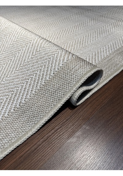 Mess Modern Dekoratif Yumuşak Dokulu Sisal Halı 3933 Krem Vizon Çok Renkli