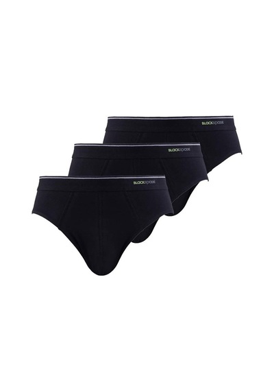 Blackspade 9672 Erkek Tender Cotton 3 Lü Siyah Slip Külot