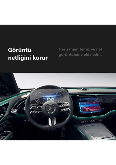 Mercedes E180 İle Uyumlu Dijital Gösterge Paneli Ekran Koruyucu W214 Standart