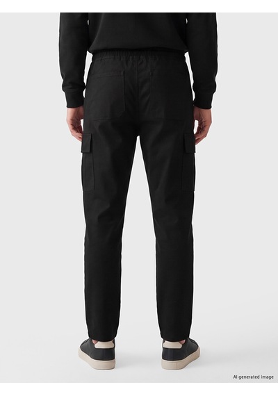 Lcw Eco Siyah Relax Fit Erkek Kargo Pantolon