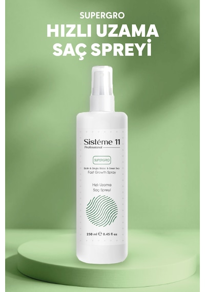 Sisteme 11 At Kuyruğu Saç Spreyi Hızlı Uzamaya Yardımcı 250 Ml