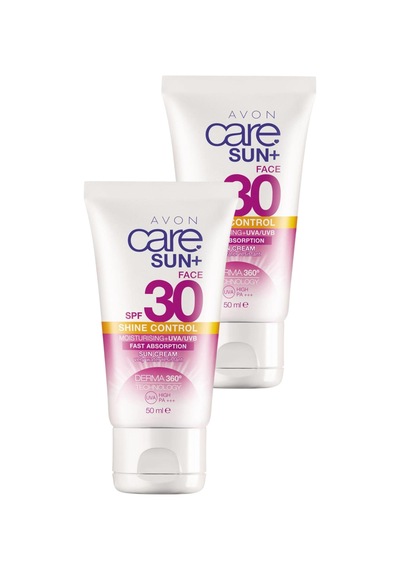 Avon Care Sun+ Shine Güneş Kremi SPF30 2 x 50 ML