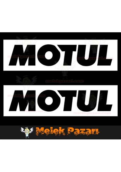 2 Adet Motul Yağ Bisiklet, Oto Sticker