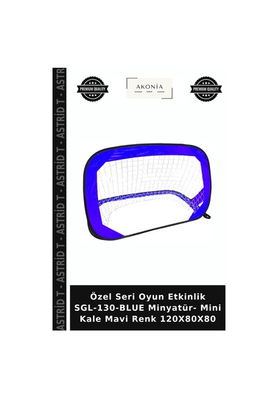 Özel Seri Oyun Etkinlik Sgl-130-blue Minyatür- Mini Kale Mavi Renk 120x80x80