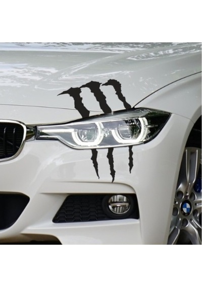 Far Için Pençe Monster Sticker Yapıştırma