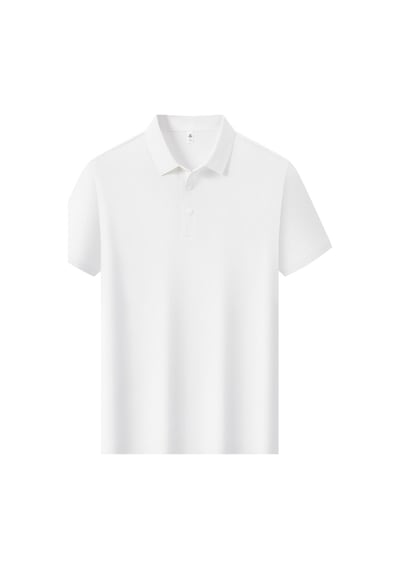 New Performance Premium Polo T-shirt 84% Nylon 16% Spandex Beyaz