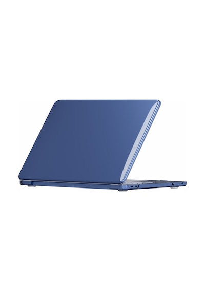 Apple MacBook Uyumlu Neo 13 İnç A18 Pro A3404 Kılıf +2adet Ekran Koruyucu +otg +klavye Koruyucu Lacivert