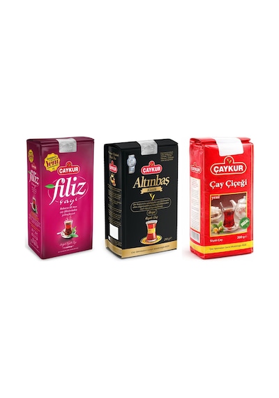 Çaykur Filiz-altınbaş-çay Çiçeği 200 Gr 3 Lü Karma Paket