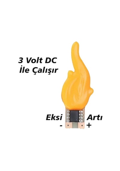 Powermaster Pm-17939 3volt Cob Led Flaş Mum Sarı