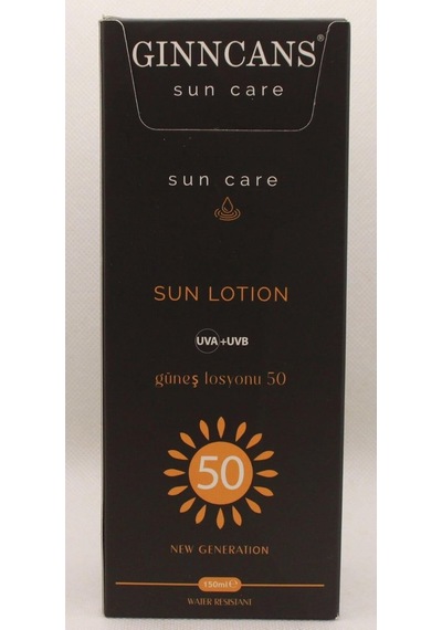 Cosmetıc & Cosmetıcs By Gınncans Sun Güneş Koruyucu Krem Spf+50 Uva+uvb Losyon Açık Ve Beyaz Ciltler İçin 150ml Sku: Smg8690010505521
