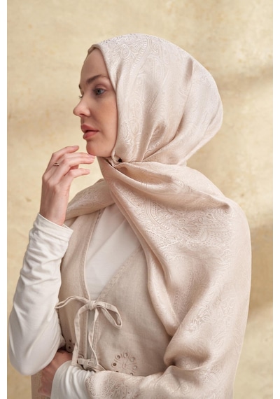 Armanda Jose Jakar Ethnic Desen Şal- 3303 Gri-Füme