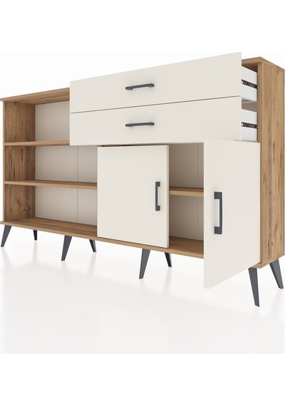 Arges Konsol 3 Raflı 2 Çekmeceli 2 Kapaklı 176x30x99 Çam-aytaşı Aytası/aytası - Atlas Çam Arges Konsol 3 Raflı 2 Çekmeceli 2 Kapaklı 176x30x99 Çam-aytaşı Aytası/aytası - Atlas Çam