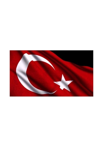Lona Sanat Türk Bayrağı Alpaka Kumaş 150x225cm Kırmızı Diğer