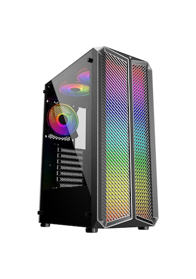 Izoly Eros 1X Argb Fanlı M/b Sync Usb 3.0 Temperli Cam Atx Oyuncu Kasası