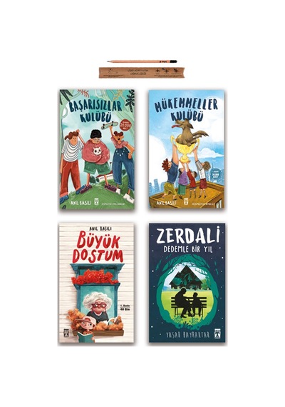 Timaş İlk Gençlik Mükemmeller Kulübü - Başarısızlar Kulübü - Büyük Dostum - Zerdali Set 4 Kitap