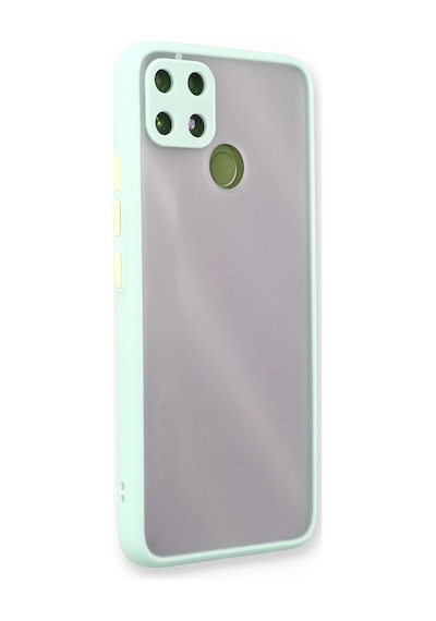 Bezos Realme C25 Kılıf Montreal Silikon Kapak - Turkuaz Bzs01
