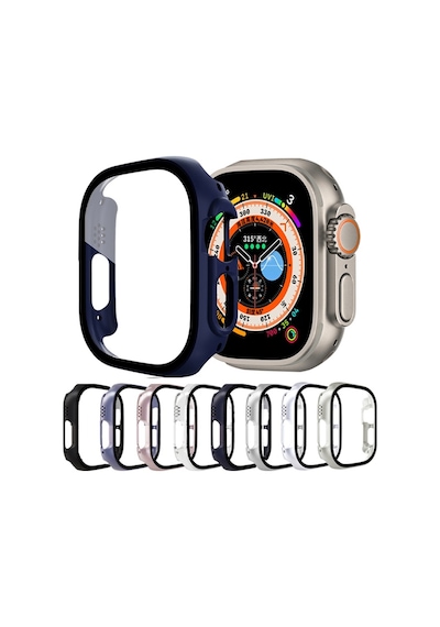 Ally Apple Uyumlu  Watch Ultra 49 MM için Hard PC Full Koruma Sert Armor