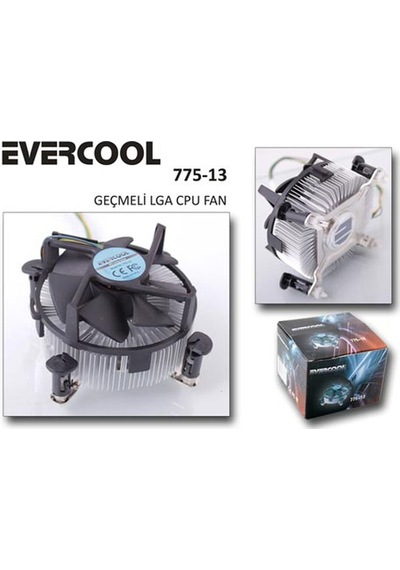 Evercool Cs-775-13 775 Pin Alüminyum İşlemci Fanı