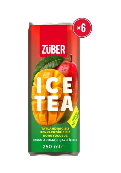 Ice Tea Mango Soğuk Çay 250ml X 6 Adet