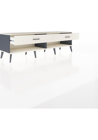 Hyperion Tv Ünitesi 2 Çekmeceli 176x44x51 Antrasit-aytaşı/aytaşı Aytası/aytası