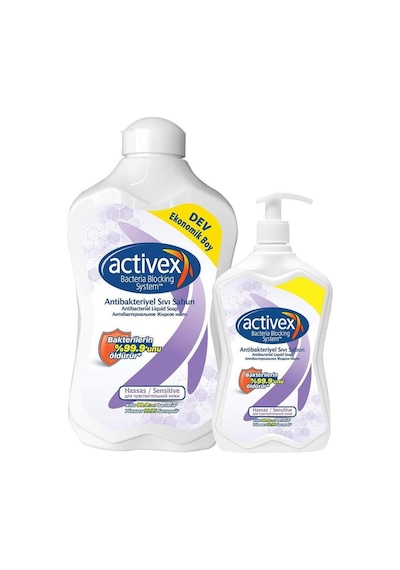 Activex Sensitive Sıvı Sabun 1 L + Sıvı Sabun 500 ML