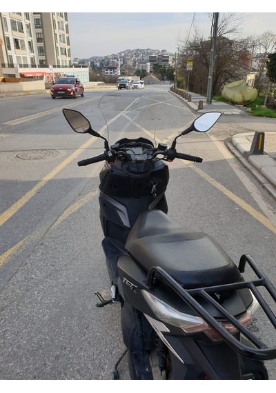 Motocam Sym Jet 14 200 Ön Cam 2017-2026 Model 74cm Şeffaf Renkli 4mm Uzun