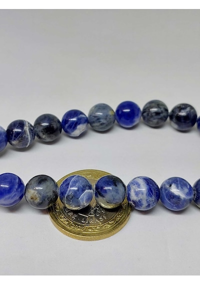 Yasamtohumu Sodalit Taşı Royal Dizi 10 MM Kolye Pembe