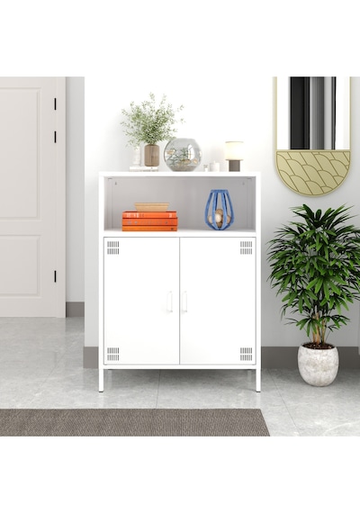 Pera Metal Dolap 2 Kapılı, Açık Raflı 80,50 X 40 X 109,50 Cm - 9 Renk Seçeneği Bulunmaktadır Ral 9016 Beyaz Pera Metal Dolap 2 Kapılı, Açık Raflı 80,50 X 40 X 109,50 Cm - 9 Renk Seçeneği Bulunmaktadır Ral 9016 Beyaz