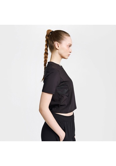 Lescon Kadın Koşu Kısa Kol Siyah T-shirt 26b-2004