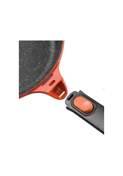 Berghoff Gem Virgo Turuncu 28CM Çıkarılabilir Saplı Döküm Tava