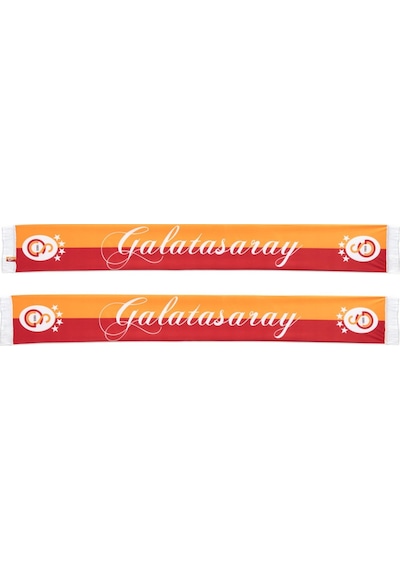 Galatasaray Lisanslı El Yazılı Sarı Kırmızı Atkı Sarı