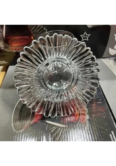 Paşabahçe 10531 6lı Aurora Çay Tabağı Beyaz