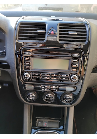 Volkswagen Caddy Teyp Tuş Takımı Pianoblack Parlak Siyah Maun