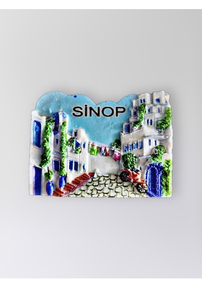 Sinop Polyester Kabartmalı Magnet 6,5x5 Cm Dekoratif Hediyelik Buzdolabı Süsü Kod:1331 33416730