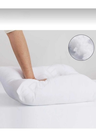 Perdeyap Premium 4'lü Kırlent Iç Yastık Ultra Dolgun Silikon Elyaf 45 X 45 Cm Beyaz Beyaz