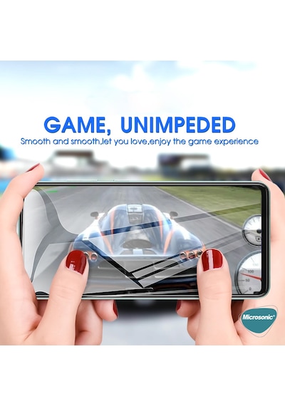 Microsonic Samsung Galaxy Uyumlu A56 Tam Kaplayan Temperli Cam Ekran Koruyucu