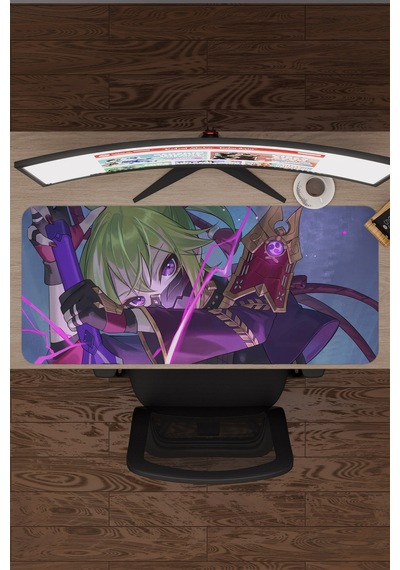 Kuki Shinobu Genshin Impact Anime Oyuncu V4 - 90x40 Xxl Gaming Mouse Pad Fare Altlığı