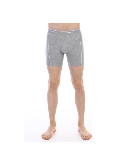 Moda Dua Çift Kaplan 855 Uzun Erkek Boxer gri
