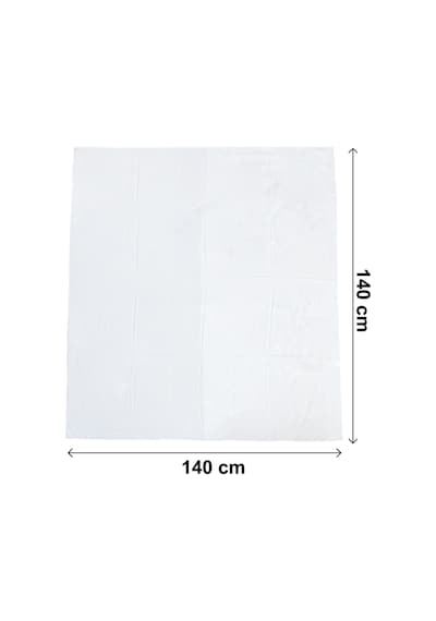İhvanonline Dolama Sarık Bezi Beyaz Renk - 140 X 140 Cm Beyaz
