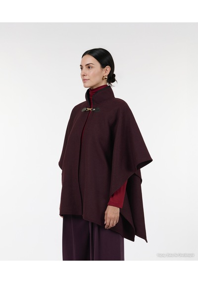 Yargıcı Toka Detaylı Panço 26kkyl6015x 016 Bordo