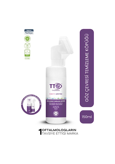 Tto Soft Aplikatörlü Göz Çevresi Temizleme Köpüğü 150 ML