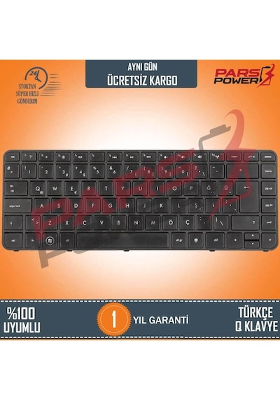 HP Uyumlu Pavilion Ultrabook 14-B030Et, 14-B030St Notebook Klavye Siyah - Çerçeveli N11.32801