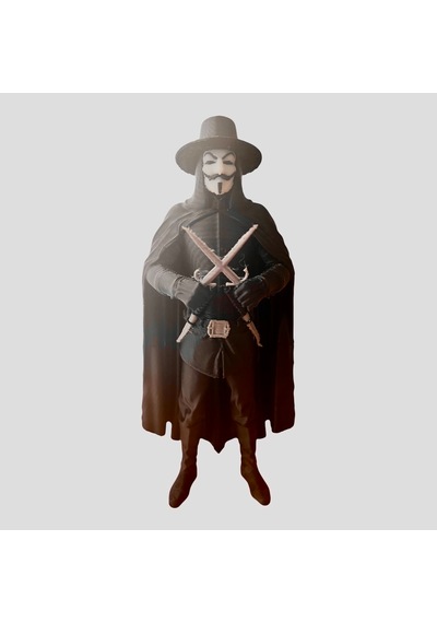 V For Vendetta 3d Figür